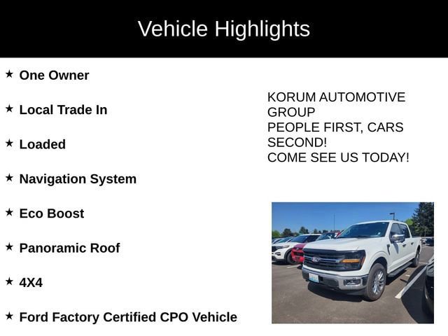 Certified 2024 Ford F150 XLT w/ Equipment Group 303A High AWD/4WD image 4