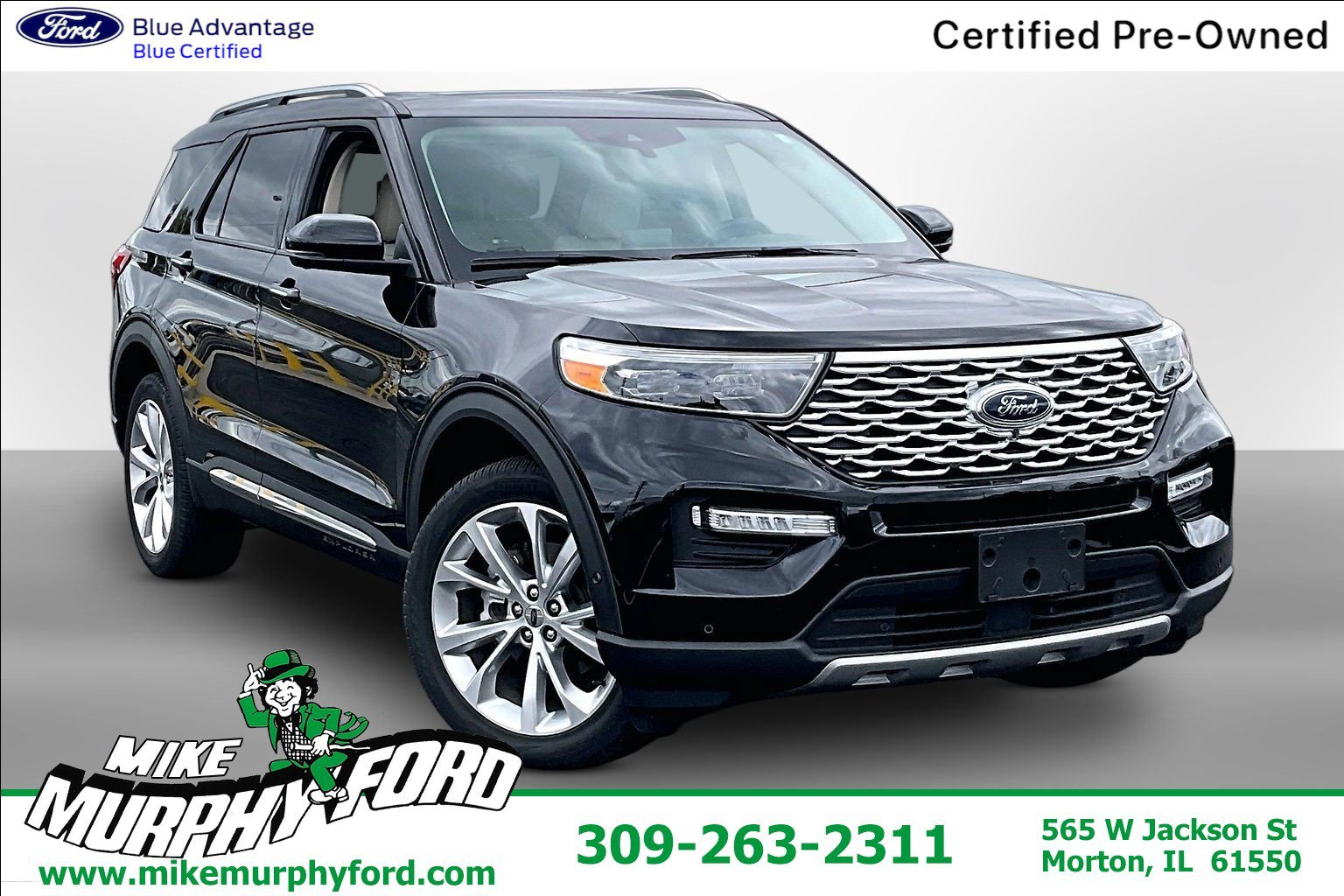 Certified 2022 Ford Explorer Platinum w/ Equipment Group 601A