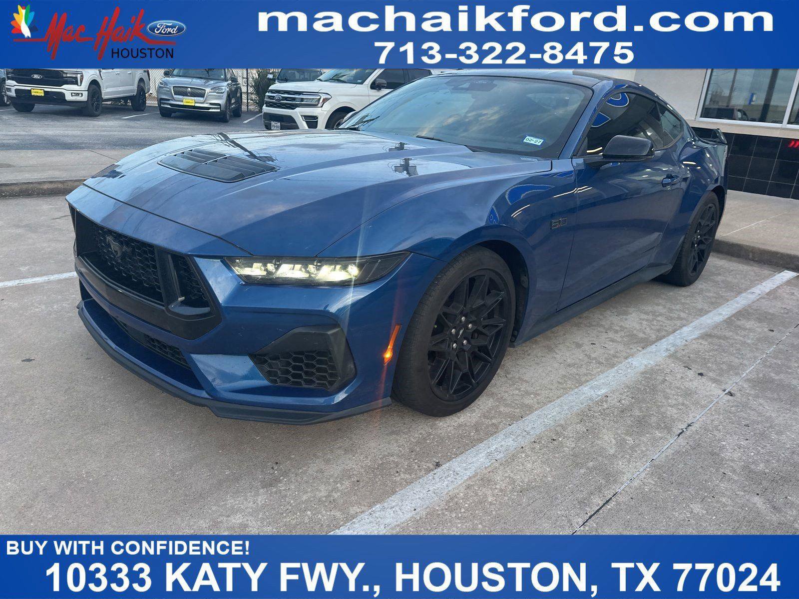 Certified 2024 Ford Mustang GT Premium w/ GT Performance Package RWD image 1