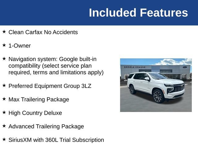 Used 2025 Chevrolet Tahoe High Country AWD/4WD image 5