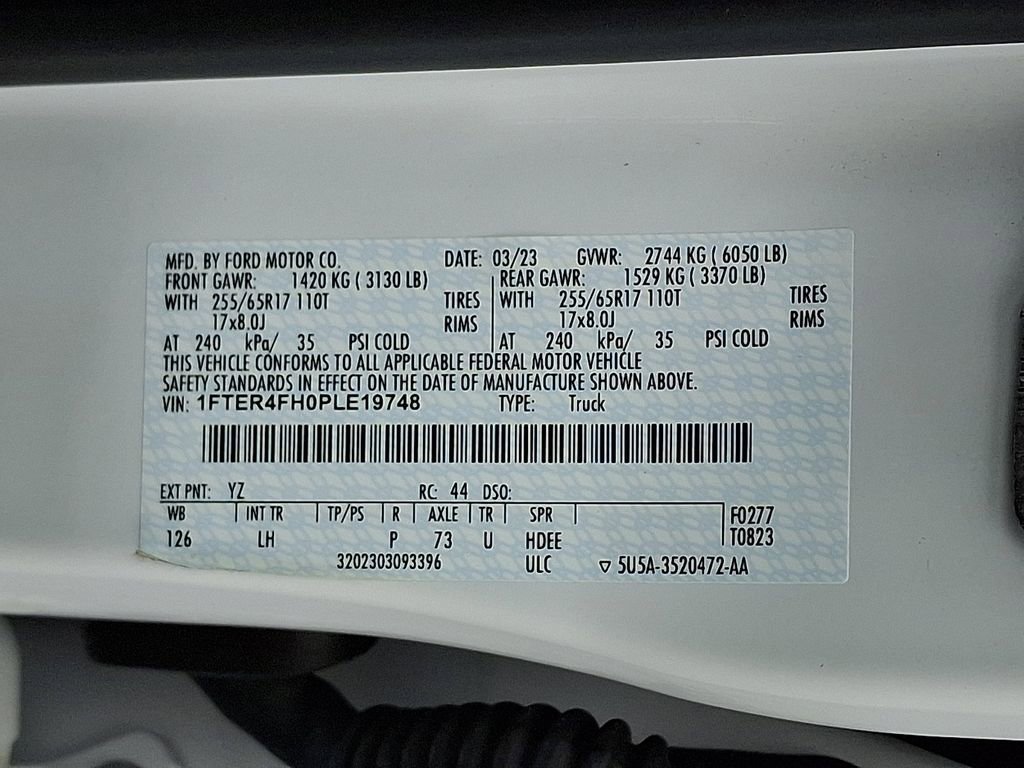 Certified 2023 Ford Ranger XLT w/ Equipment Group 302A High image 27