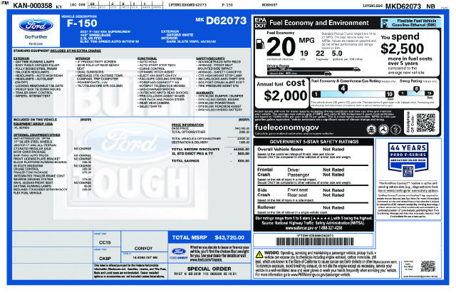 Certified 2021 Ford F150 XL w/ Trailer Tow Package AWD/4WD image 12
