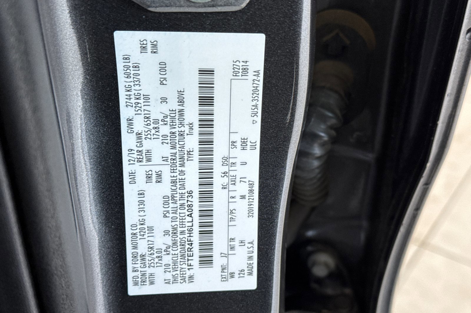 Certified 2020 Ford Ranger XLT w/ Equipment Group 301A Mid image 27