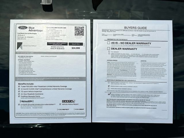 Certified 2024 Ford Escape Active AWD/4WD image 39