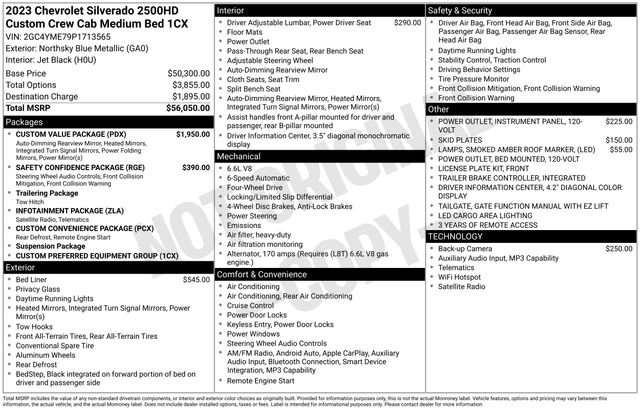 Used 2023 Chevrolet Silverado 2500 Custom w/ Custom Value Package AWD/4WD image 39