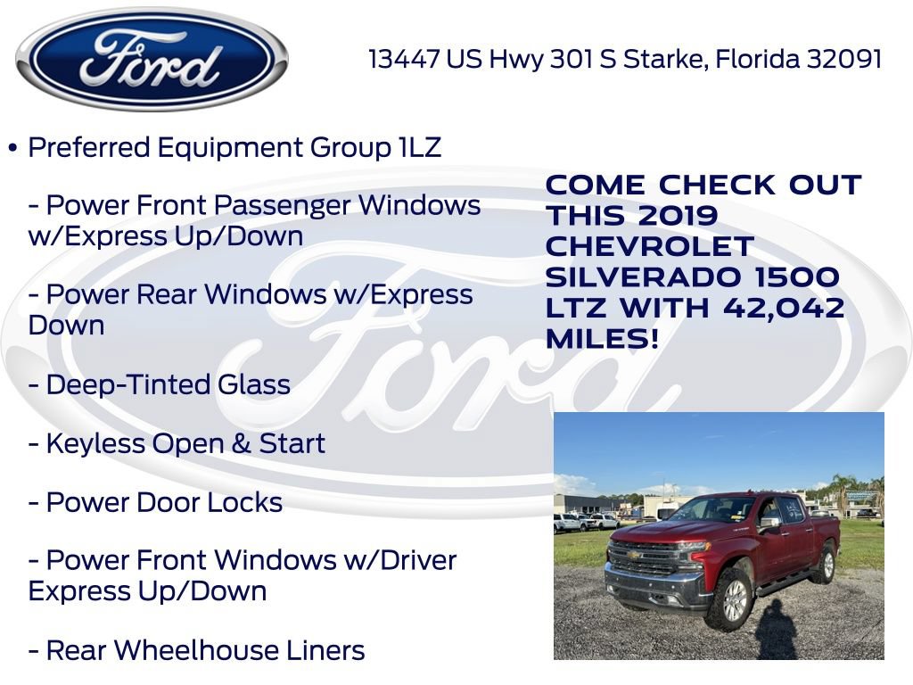 Used 2019 Chevrolet Silverado 1500 LTZ w/ LTZ Plus Package AWD/4WD image 20