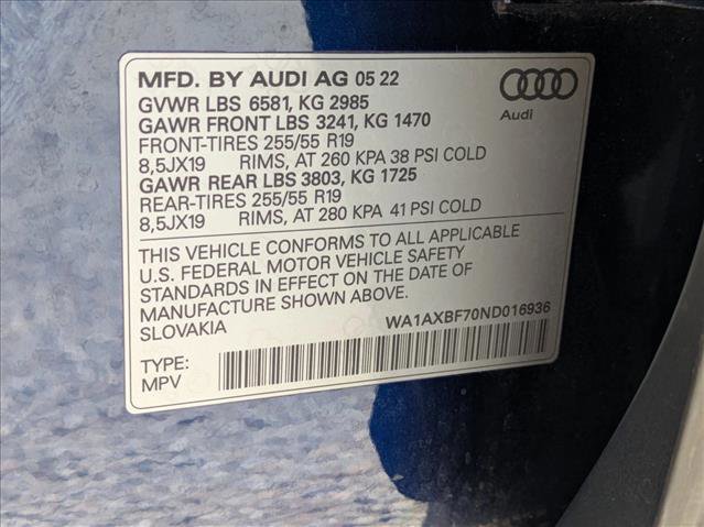 Used 2022 Audi Q7 3.0T Premium AWD/4WD image 15