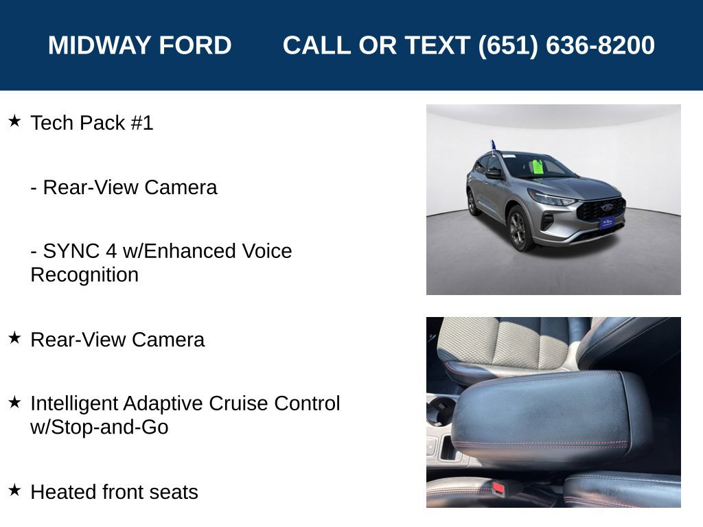 Certified 2023 Ford Escape ST-Line w/ Tech Pack #1 AWD/4WD image 13