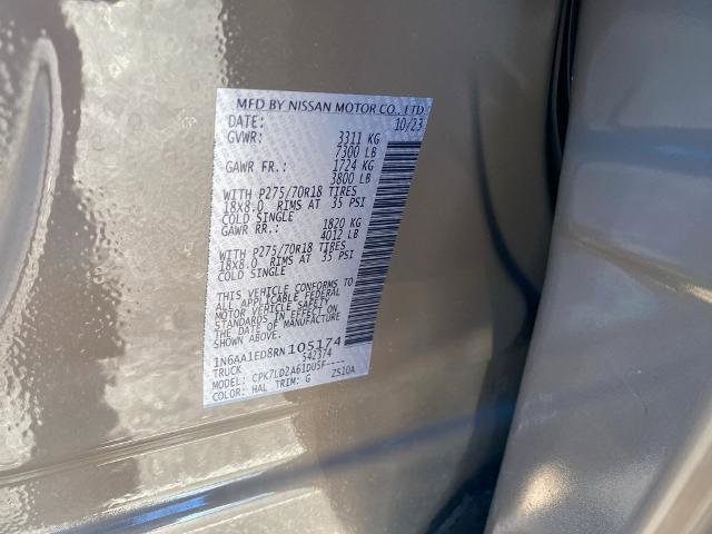 Used 2024 Nissan Titan PRO-4X w/ Pro-4x Convenience Package image 16