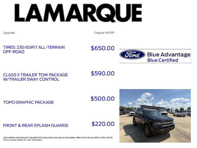 Certified 2023 Ford Bronco Sport Badlands AWD/4WD image 10