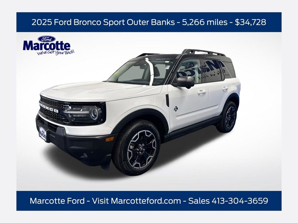 Certified 2025 Ford Bronco Sport Outer Banks w/ Outer Banks Tech Package+