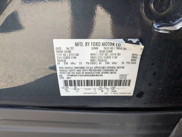 Certified 2022 Ford Explorer XLT w/ Equipment Group 202A RWD image 32