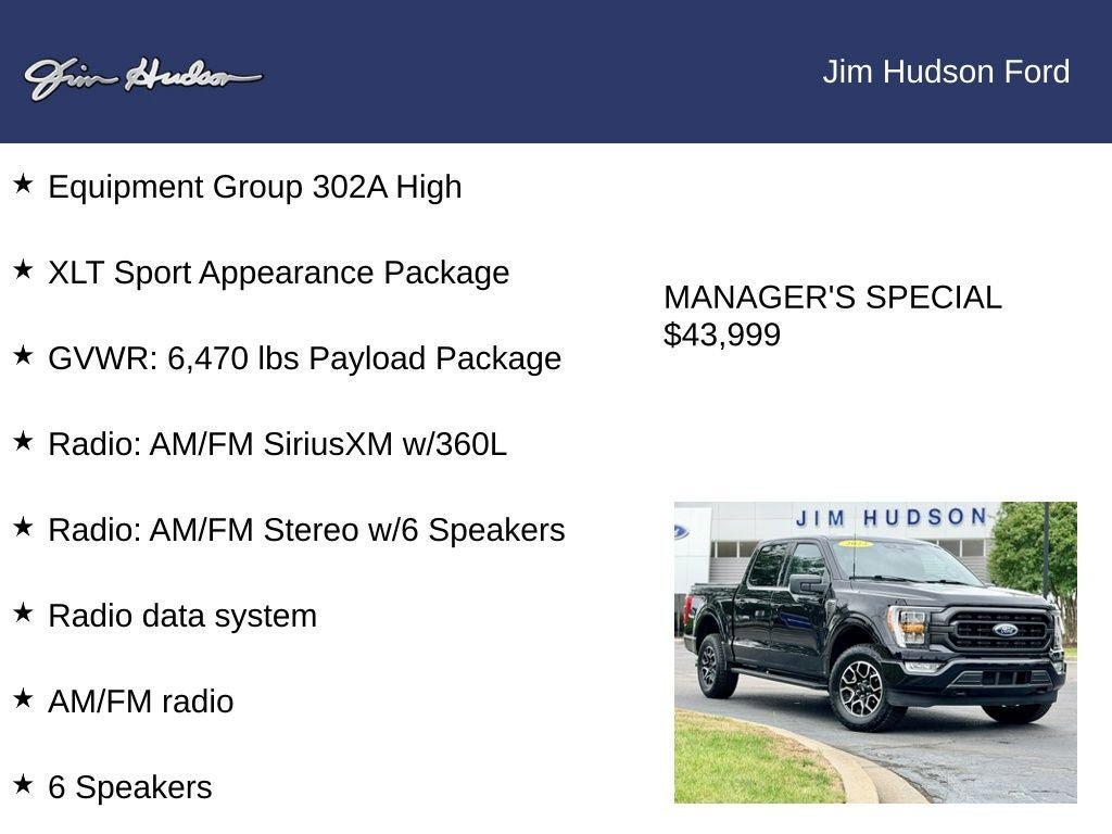 Certified 2023 Ford F150 XLT w/ Equipment Group 302A High AWD/4WD image 12