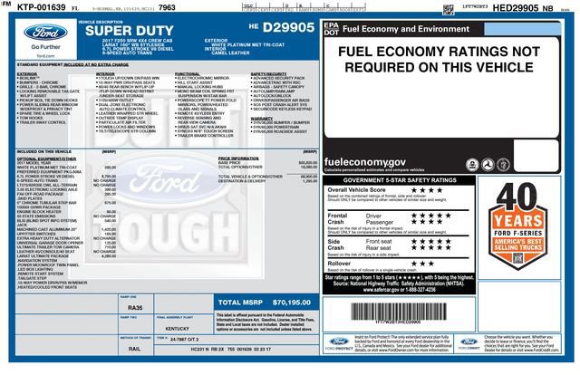 Certified 2017 Ford F250 Lariat w/ Lariat Ultimate Package image 6