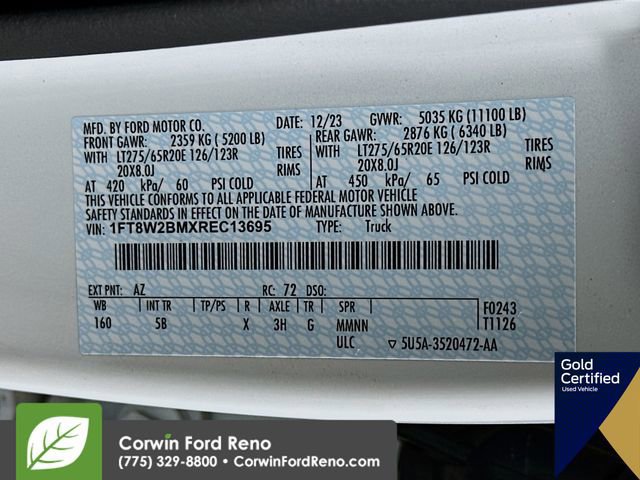 Certified 2024 Ford F250 Lariat w/ Black Appearance Package image 36