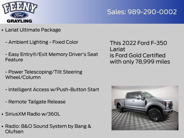 Certified 2022 Ford F350 Lariat w/ Tremor Off-Road Package AWD/4WD image 24