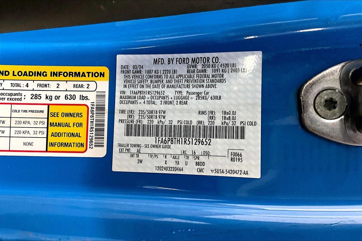 Certified 2024 Ford Mustang Premium image 32