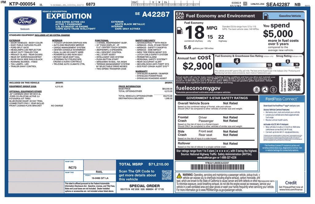 Certified 2025 Ford Expedition Active AWD/4WD image 40