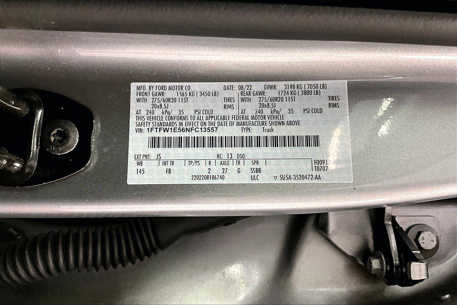 Certified 2022 Ford F150 XLT w/ Equipment Group 302A High image 33