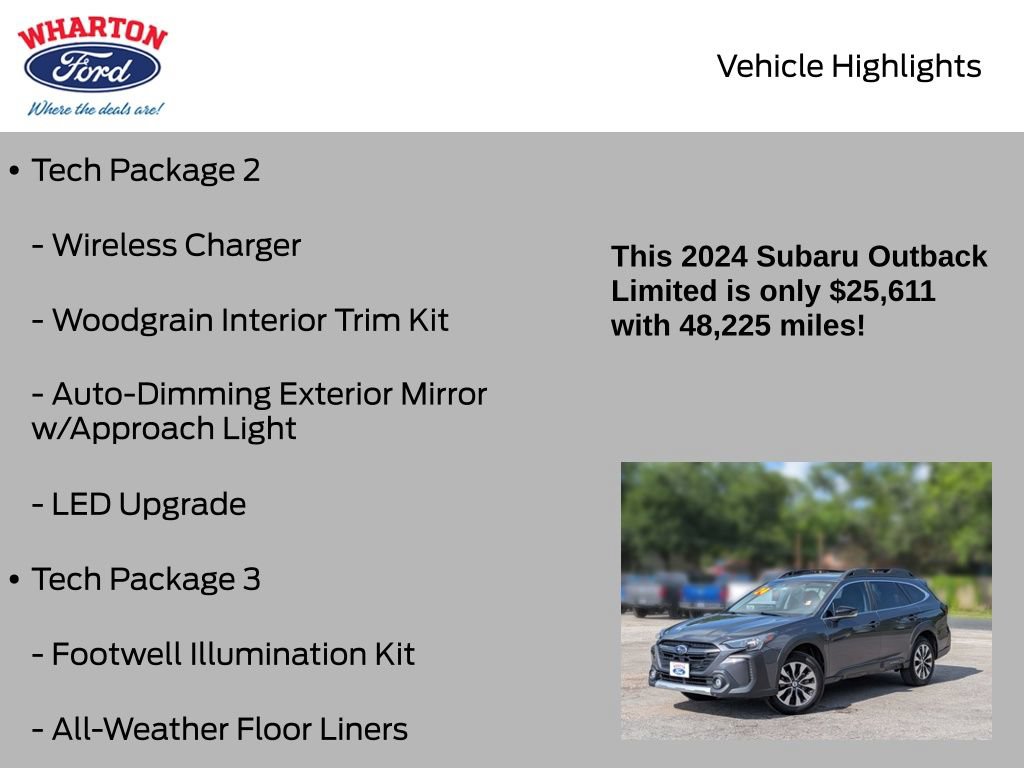 Used 2024 Subaru Outback Limited AWD/4WD image 11
