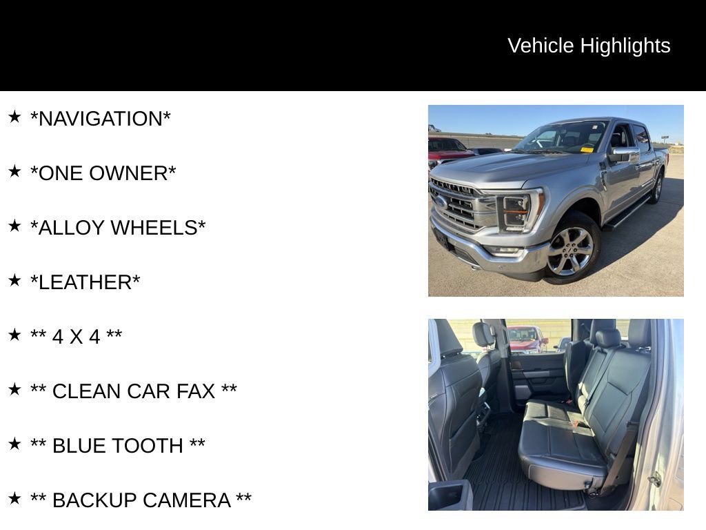 Certified 2023 Ford F150 Lariat w/ Equipment Group 502A High AWD/4WD image 4