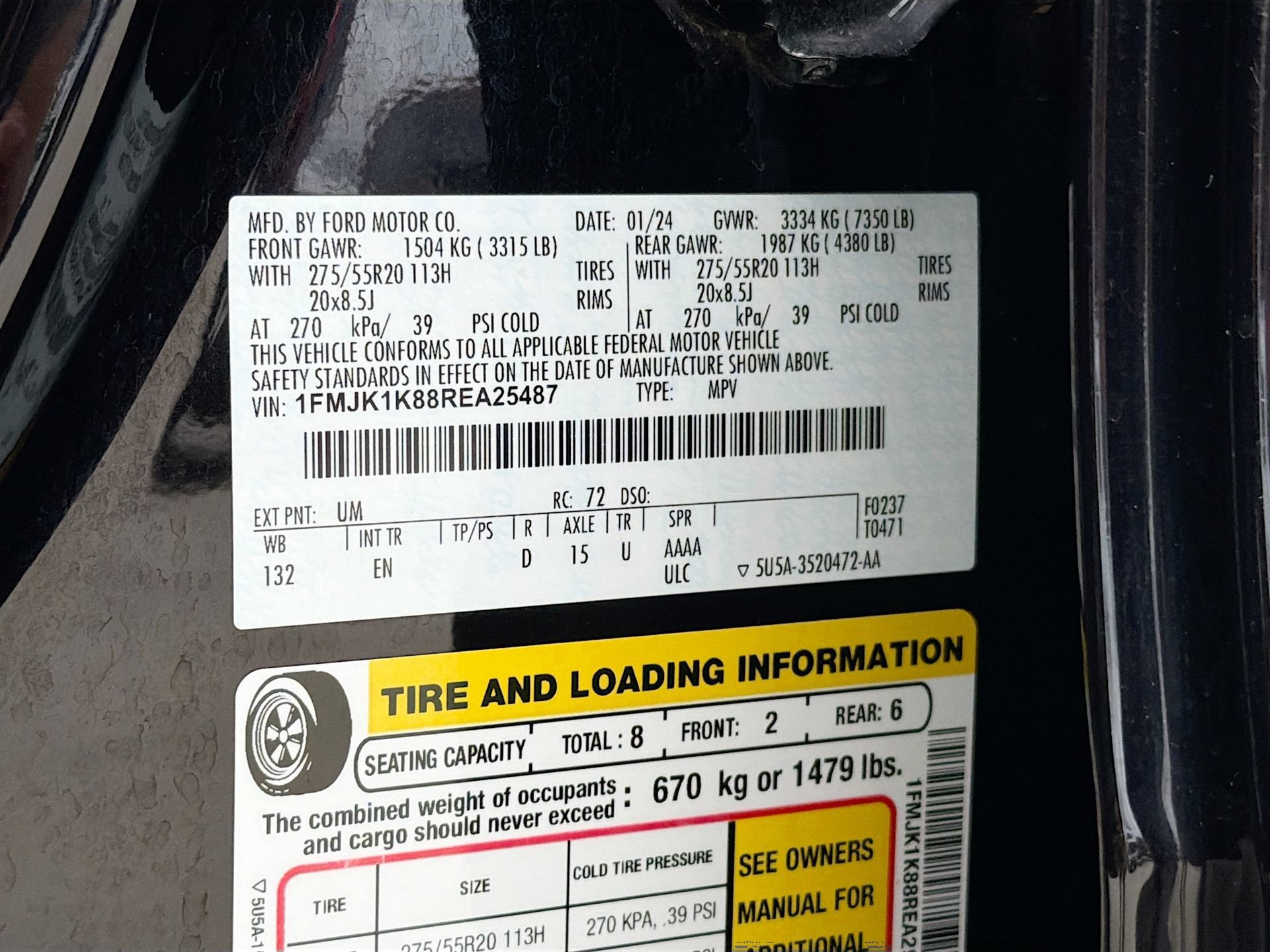 Certified 2024 Ford Expedition Max Limited RWD image 36