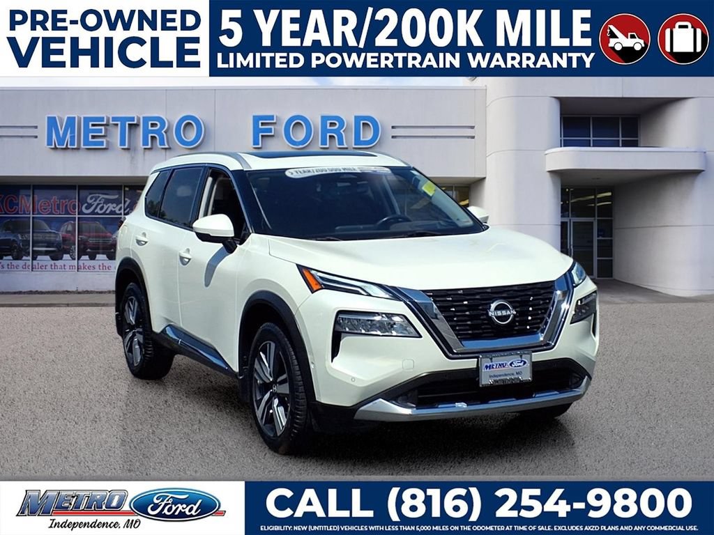 Used 2022 Nissan Rogue Platinum w/ Head-Up Display Package FWD image 1