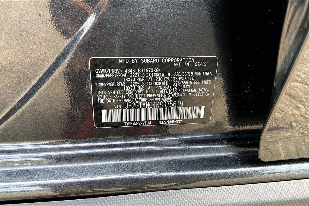 Used 2019 Subaru Crosstrek 2.0i Limited w/ Moonroof Package w/Navigation AWD/4WD image 35