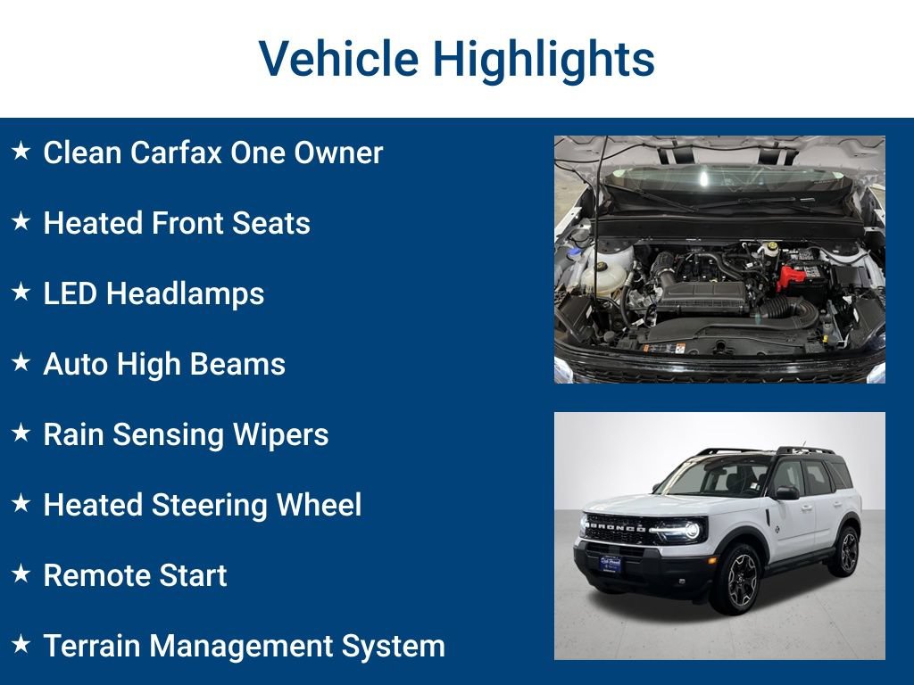 Certified 2025 Ford Bronco Sport Outer Banks AWD/4WD image 3