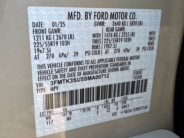 Certified 2025 Ford Mustang Mach-E Premium AWD/4WD image 31