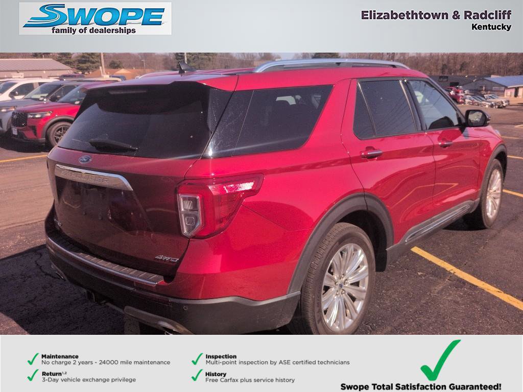 Certified 2021 Ford Explorer Limited w/ Equipment Group 301A image 3