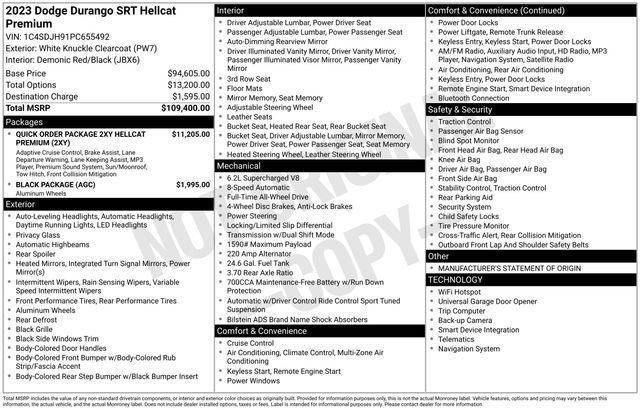 Used 2023 Dodge Durango SRT Hellcat image 39