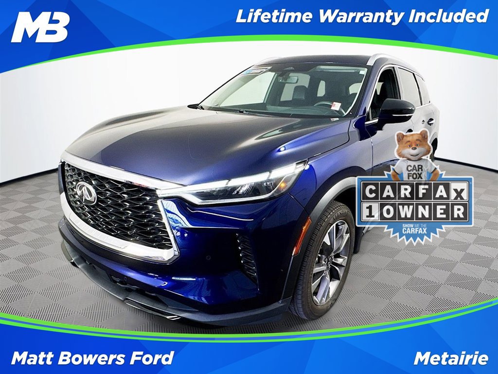 Used 2023 INFINITI QX60 Luxe w/ Performance Audio Package FWD image 1