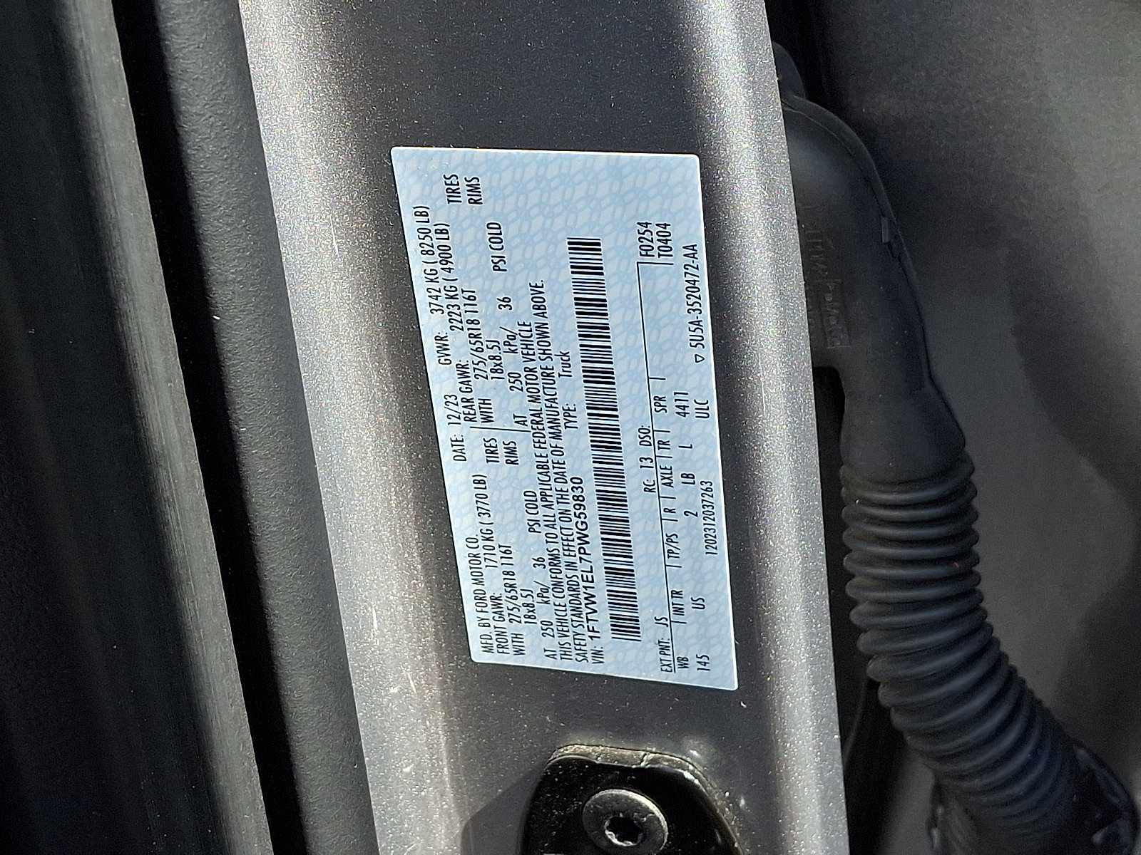 Certified 2023 Ford F150 Lightning XLT AWD/4WD image 29