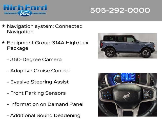 Certified 2024 Ford Bronco Outer Banks AWD/4WD image 11