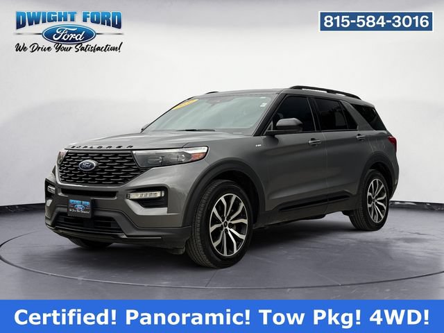 Certified 2022 Ford Explorer ST-Line w/ Class IV Trailer Tow Package