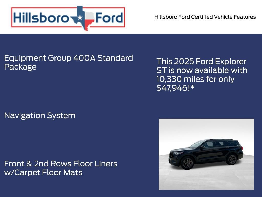 Certified 2025 Ford Explorer ST image 10