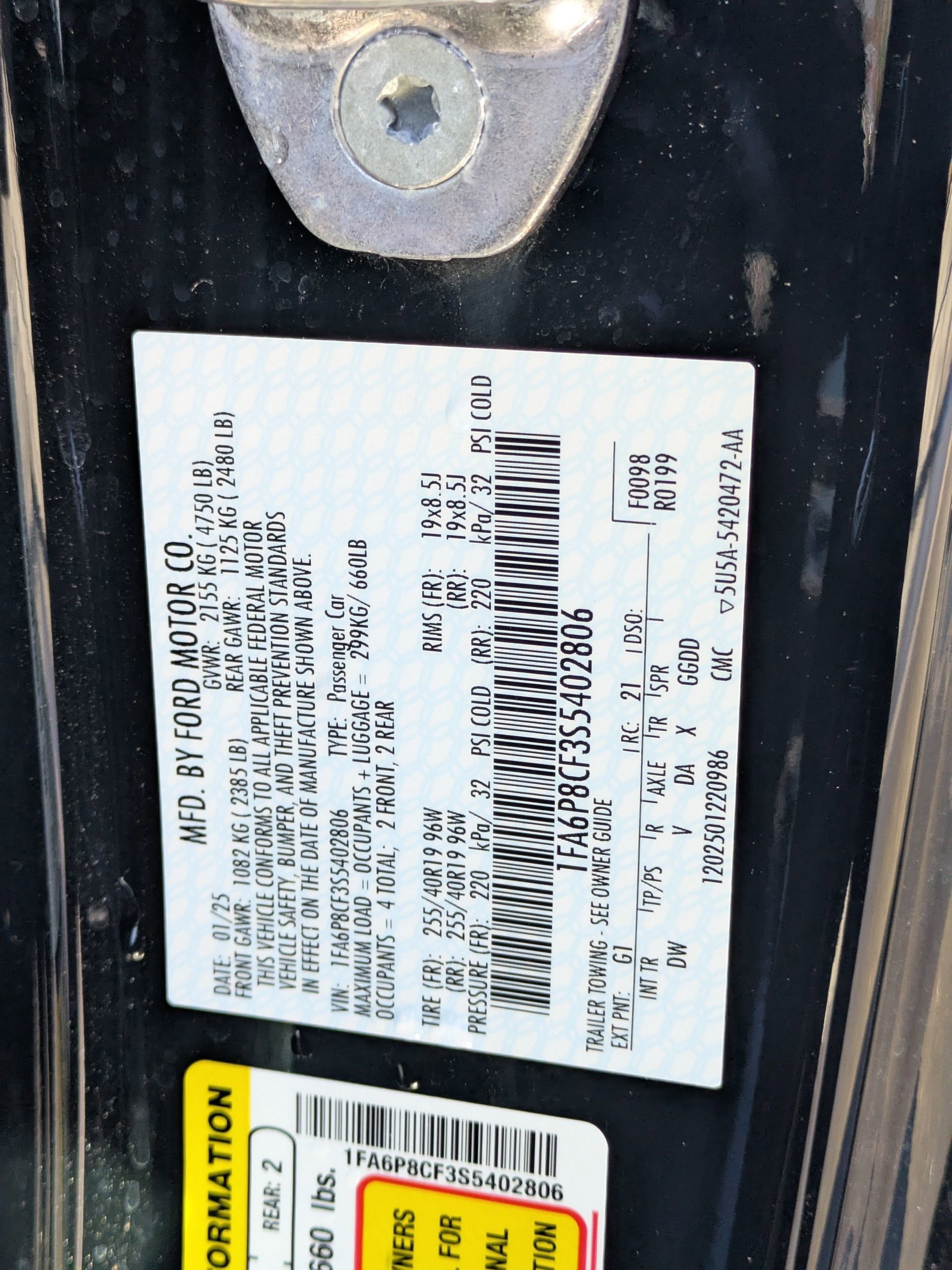 Certified 2025 Ford Mustang GT w/ Mustang Nite Pony Package image 30