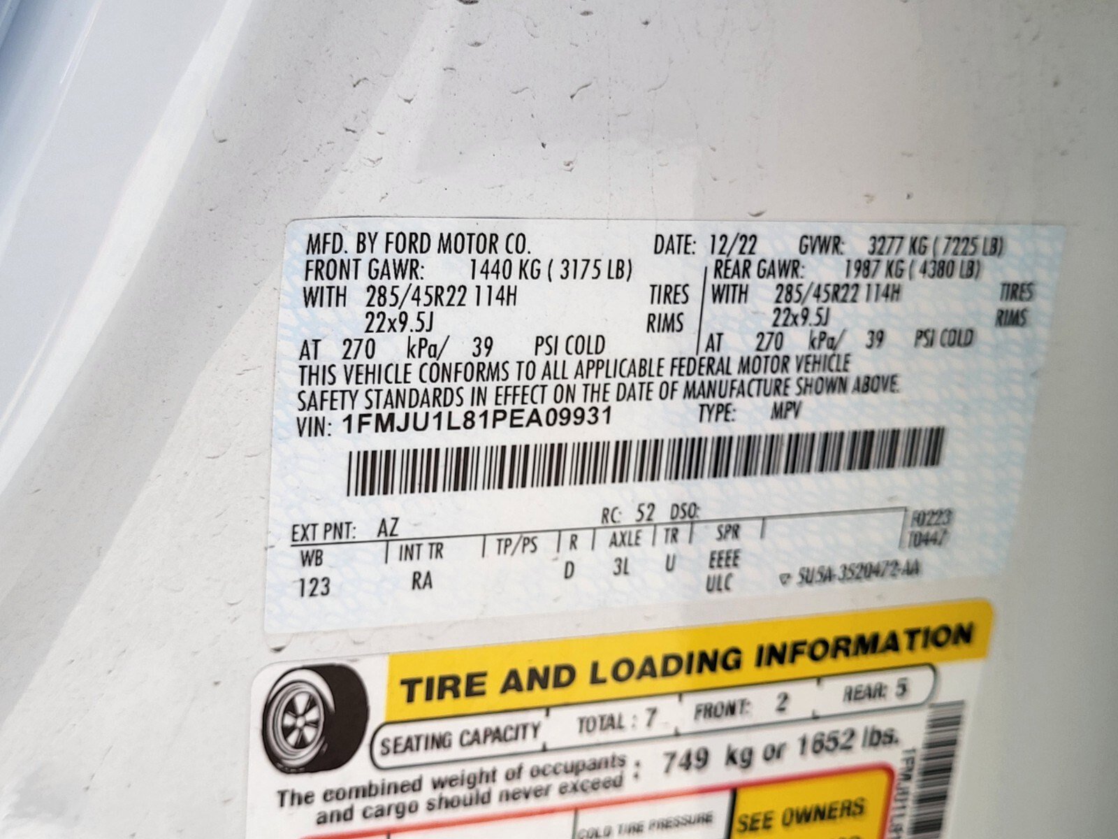 Certified 2023 Ford Expedition Platinum image 37