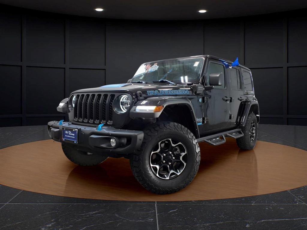 Used 2021 Jeep Wrangler Unlimited Rubicon 4xe w/ Steel Bumper Group AWD/4WD image 3