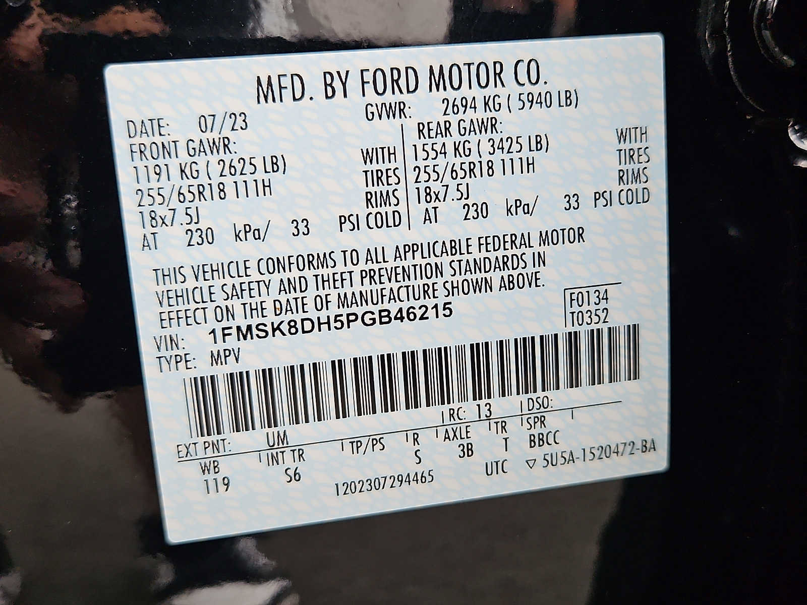 Certified 2023 Ford Explorer XLT w/ Equipment Group 202A AWD/4WD image 28