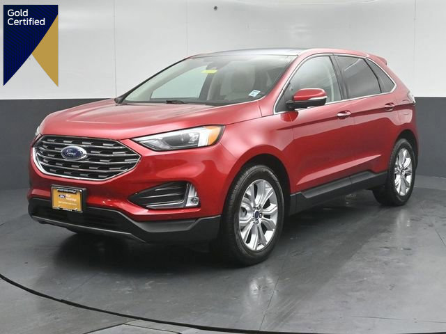 Certified 2022 Ford Edge Titanium w/ Class II Trailer Tow Package image 1