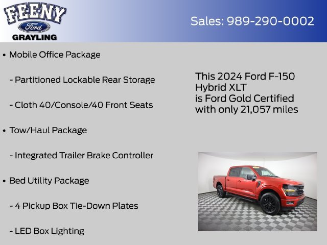 Certified 2024 Ford F150 XLT w/ Equipment Group 302A MID AWD/4WD image 24