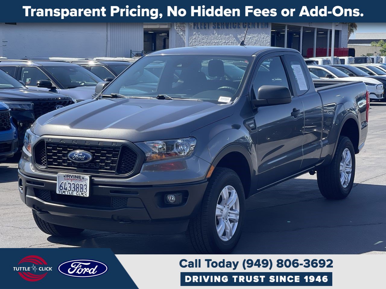 Certified 2020 Ford Ranger XL w/ Equipment Group 101A Mid RWD image 3