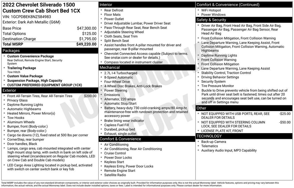 Used 2022 Chevrolet Silverado 1500 Custom AWD/4WD video 3
