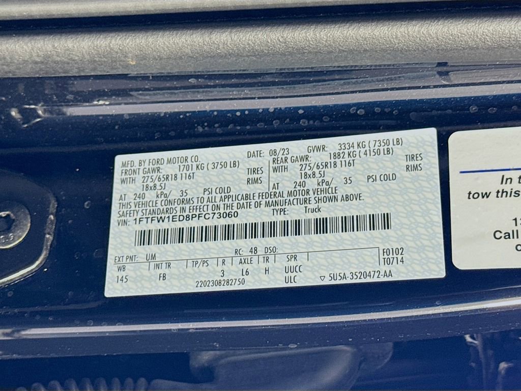 Certified 2023 Ford F150 XLT w/ Equipment Group 302A High image 35