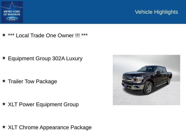 Certified 2020 Ford F150 XLT w/ Equipment Group 302A Luxury AWD/4WD image 2