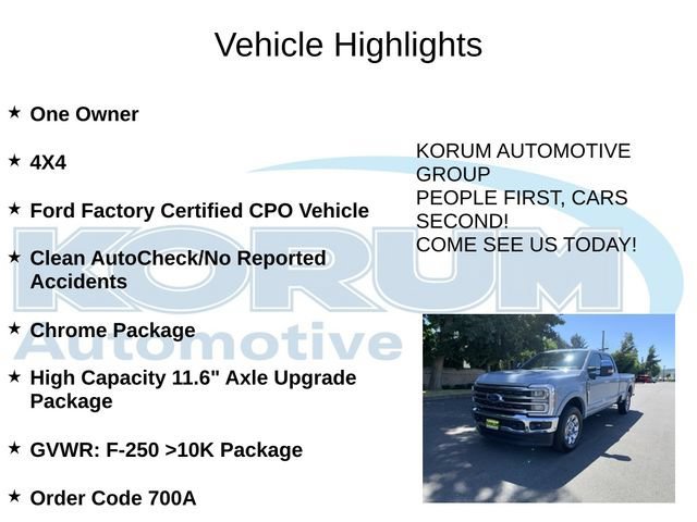 Certified 2025 Ford F250 King Ranch w/ Chrome Package AWD/4WD image 4