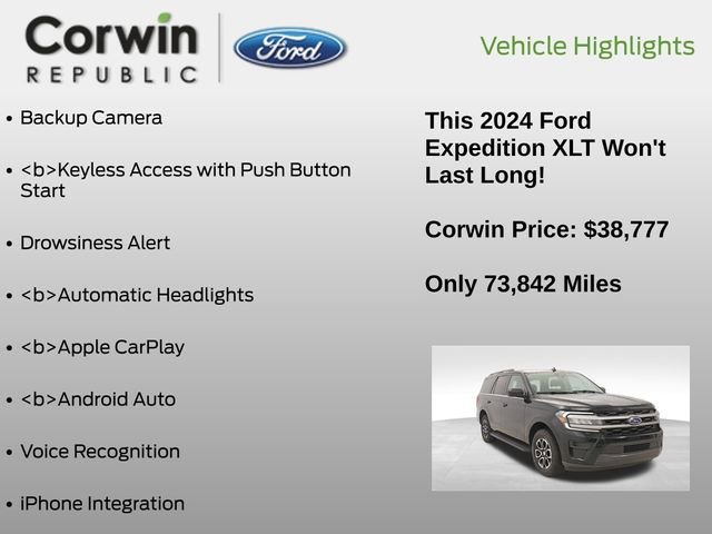 Certified 2024 Ford Expedition XLT image 26