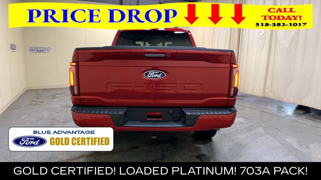 Certified 2024 Ford F150 Platinum w/ Equipment Group 703A Plus AWD/4WD image 4